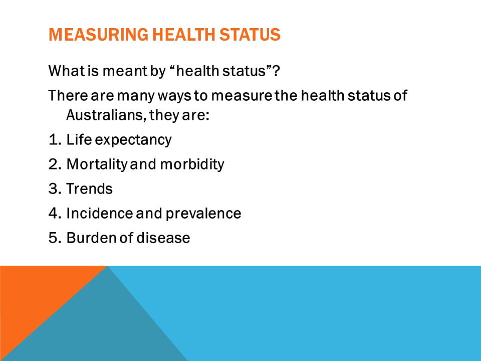 Whats Health Status